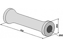 Transition piece for 28x28 square shafts