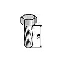 Bolt for rotary mower blades - M10x1,5 - 10.9