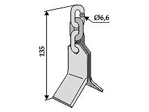 Y-Messer mit 3-gliedr. Kette