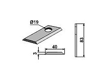 Rotary mower blade