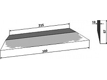 Lateral knife 300mm