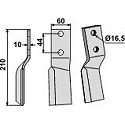 Rotary tine, left model