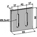 Scraper for packer rolls