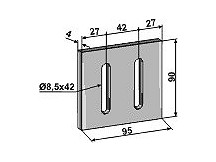 Scraper for packer rolls