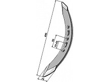 Twisted stubble point "typ Vieberg" - left model