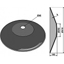 Tárcsalap sima R610x5 - kúp alakú