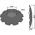 Notched disc with flat neck Ř510