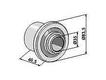 Távtartó darab - 41,5mm