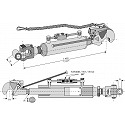 Hydraulischer Oberlenker mit Fanghaken und Gelenkopf