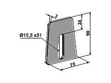 Scraper for packer rolls