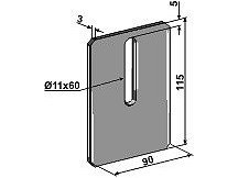 Scraper for packer rolls