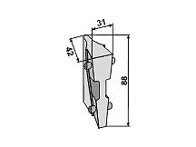 Wedge for metal seed share