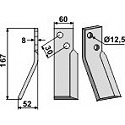 Rotary tine, left model