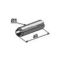 Clamping pin - Ř8x40