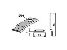 Rotary mower blade