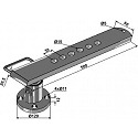 Disc-hub with shank - left model