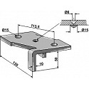 Clamp for 4 1/2 layer cultivator tines