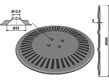 Seed drill disc