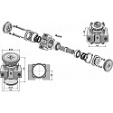 Taper roller bearings compl.