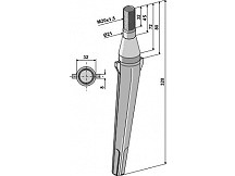 Tine for rotary harrows