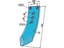 Centre stubble point