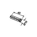 Clamping pin - Ř10x40