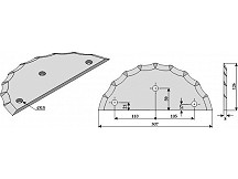 Futtermischwagenmesser