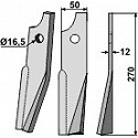 Rotary tine, right model