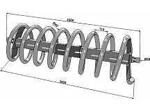 Spirál rugó kpl.3500