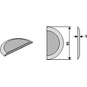 Food mixer knives to weld on