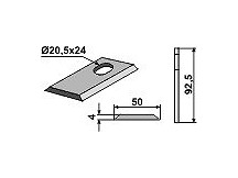 Rotary mower blade