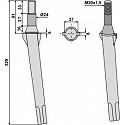 Tine for rotary harrows "Rotorland"