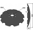 Notched disc - Ř660x6