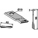 Rotary mower blade