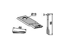 Rotary mower blade