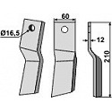 Rotary tine, right model