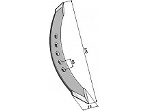 Twisted stubble point "typ MF" right model