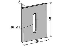 Scraper for packer rolls