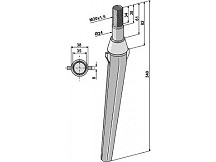 Tine for rotary harrows