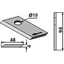 Rotary mower blade