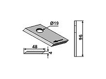 Rotary mower blade