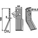 Rotary tine, left model