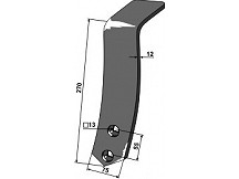 Mittelleitblech