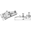 Fixing for rotary mower blades