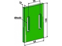 Greenflex Kunststoff-Abstreifer für Packerwalzen