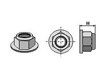 Self-locking collar nut - Polystop