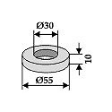 Washer Ř55x10xŘ30