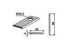 Rotary mower blade