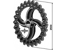 Crosskill ring - Ř550mm