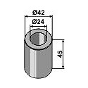 Bush inpressed Ř42x45